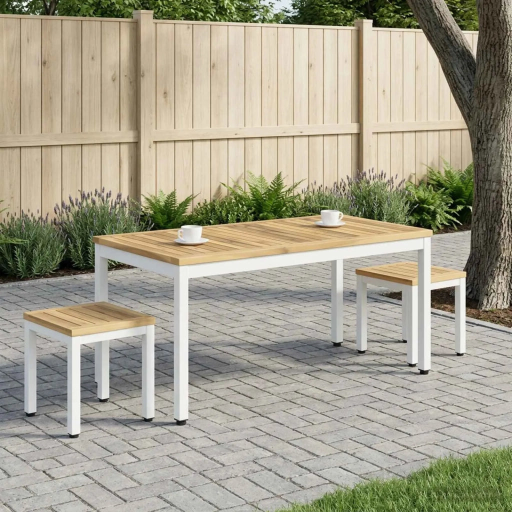 Tavolino da salotto Bianco 50 x 100,5 x 45 cm 901741