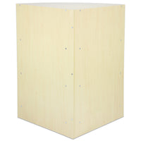 Set Venus con 3 Banconi da Negozio e Reception con Finitura in Acero Laminato