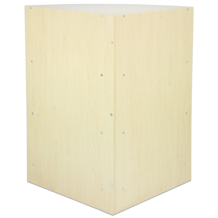 Set Venus con 3 Banconi da Negozio e Reception con Finitura in Acero Laminato