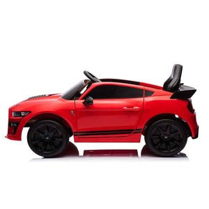 Macchina Elettrica per Bambini Licenza Ufficiale Ford Mustang Shelby Telecomandata 10,8V 3,1Ah Rosso