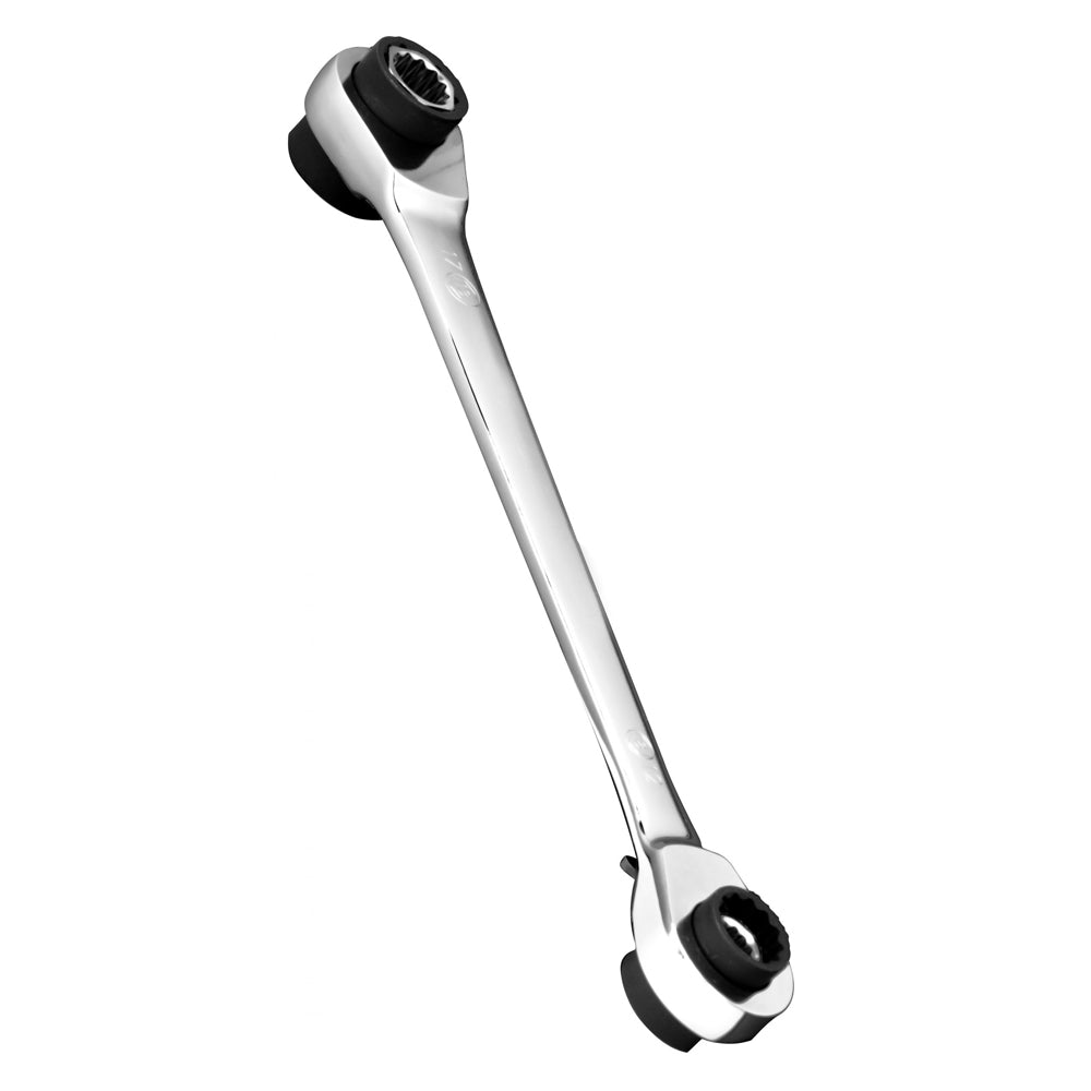 CHIAVE A CRICCHETTO REVERSIBILE 90 DENTI Cr-V 8 IN 1 DA 8mm a 19mm AIRTEC