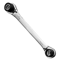 CHIAVE A CRICCHETTO REVERSIBILE 90 DENTI Cr-V 8 IN 1 DA 8mm a 19mm AIRTEC