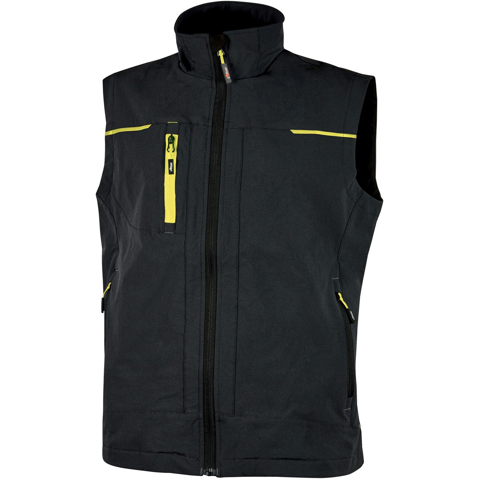 u-power gilet saturn nero/giallo tg.m cod:ferx.500119
