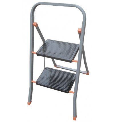 SGABELLO IN ACCIAIO 2 GRADINI MODELLO TINTO