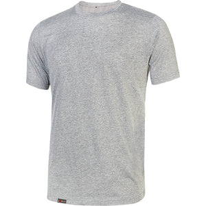 u-power t-shirt linear grigio chiaro tg.l cod:ferx.500144