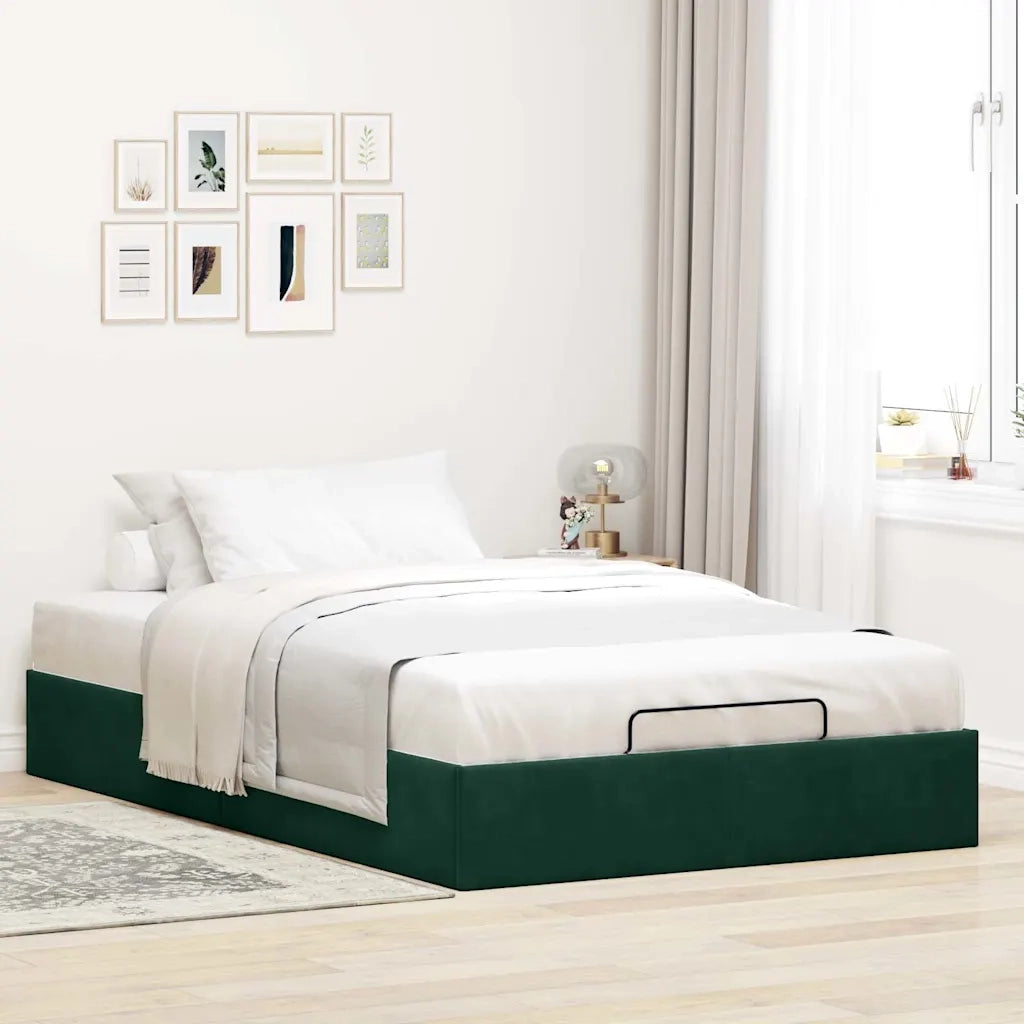 Struttura Letto Pouf Senza Materasso 120x200 cm Velluto
