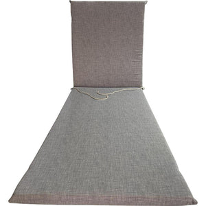cuscino garden grigio lettino h.4,5 cm.190x60 cod:ferx.500191
