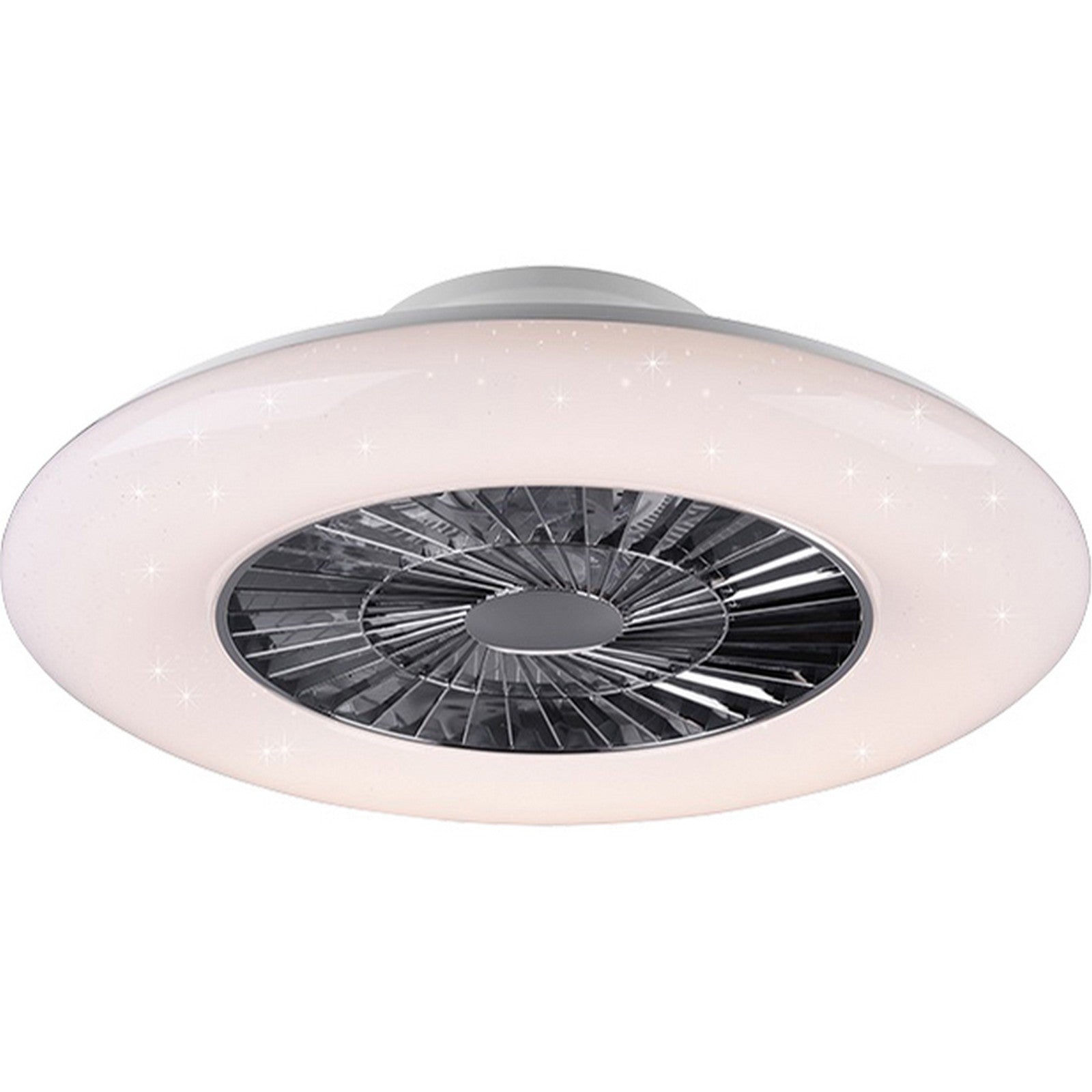 ventilatore+plafoniera led mod.visby cm.60 cod:ferx.500214