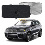 PARASOLE PER AUTO PARABREZZA ANTERIORE PIEGHEVOLE 140X80 CM OMBRELLO PORTATILE