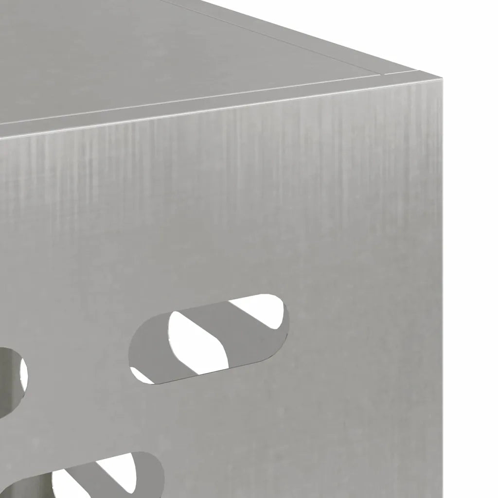 Copertura per condizionatore d'aria Argento 110 x 50 x 105 cm 865915