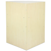 Set Orion con 3 Banconi da Negozio e Reception con Finitura in Acero Laminato