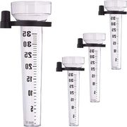 Set di Registrazione della Pioggia da 2 pezzi con Supporto - Misuratore della Pioggia per il Giardino 35 mm/m² Resistente alle Intemperie Kunststof Transparante