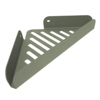 Lineabeta - Mensola doccia L.28,4 H.4 cm angolare Filo in acciaio verde salvia opaco