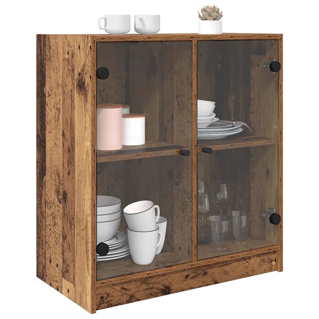 Mobile laterale Legno vecchio 68 x 37 x 75,5 cm