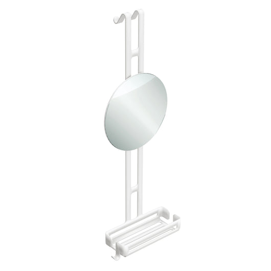 Lineabeta - Mensola doccia da appendere Filo con ripiano e specchio bianco