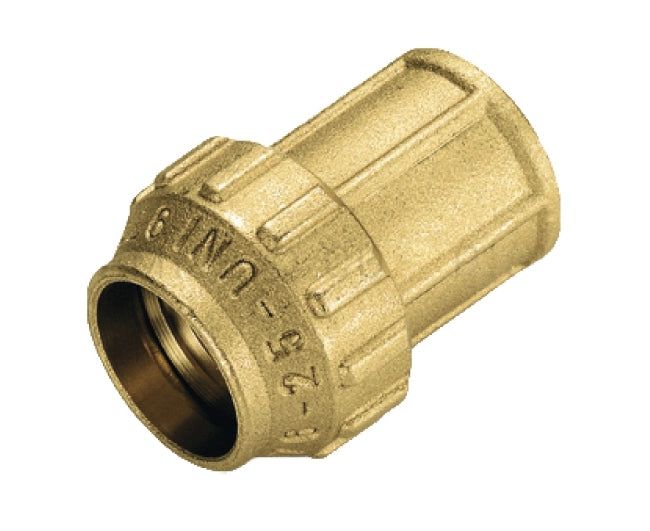 RACCORDO DRITTO IN OTTONE FEMMINA ø20X1/2   TIEMME RACCORDERIE SPA