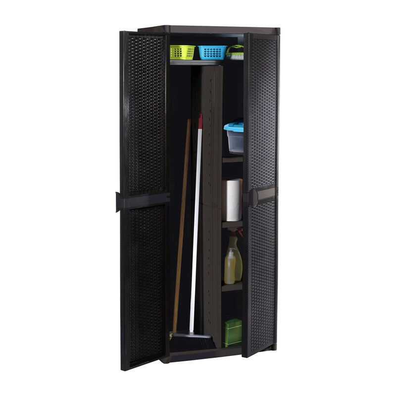 ARMADIO RATTAN  CM.65X45X172H P/SCOPE ANTRACITE  PZ 1 