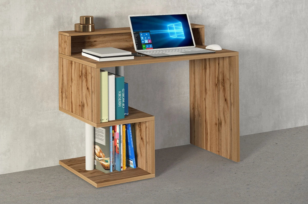 Scrivania a Giorno 100x50x92,5 cm Esse Rovere Wotan
