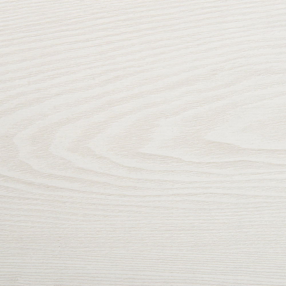 Scrivania per l'ufficio in legno chiaro e MDF bianco 90 x 60 cm con foro a occhiello