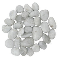 ciottoli levigati bianco carrara kg 20 cod:ferx.500478