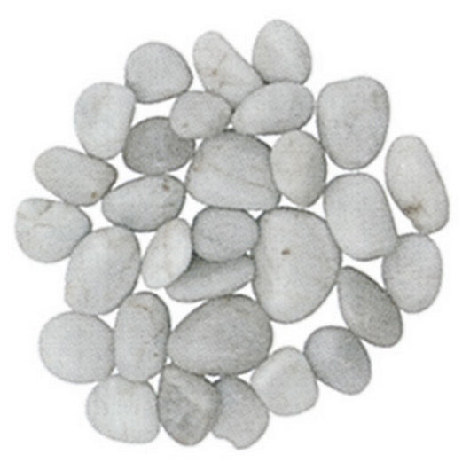 ciottoli levigati bianco carrara kg 20 cod:ferx.500478