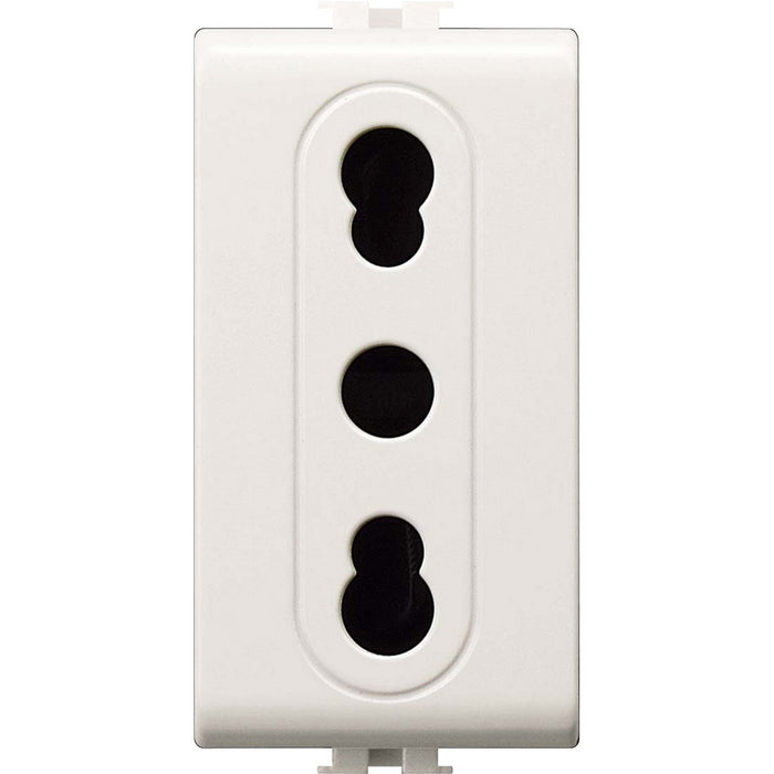 easy art.se8080 presa bipasso 2 poli + terra  cod:ferx.500548