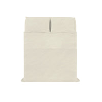 Set Lenzuola Matrimoniale Sopra Sotto e 2 Federe Linea Water Washed Crema