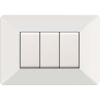 placca easy mod. matix  bianca 3 posti cod:ferx.500559