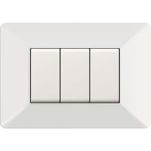 placca easy mod. matix  bianca 3 posti cod:ferx.500559