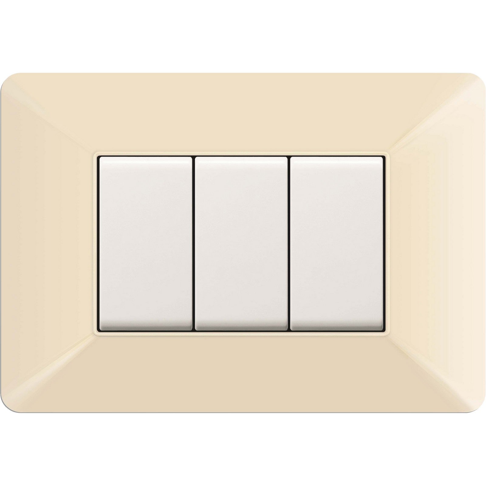 placca easy mod. matix  avorio 3 posti cod:ferx.500561