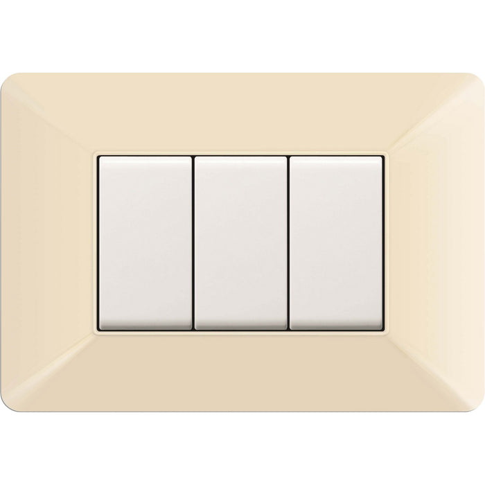 placca easy mod. matix  avorio 3 posti cod:ferx.500561
