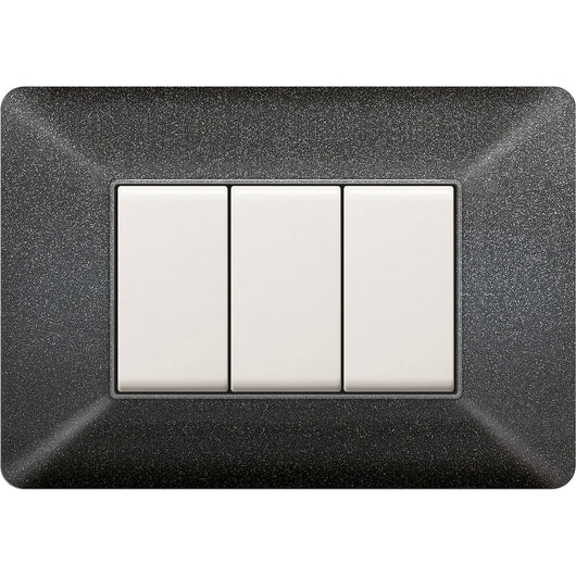 placca easy mod. matix  grigio notte 3 posti cod:ferx.500563