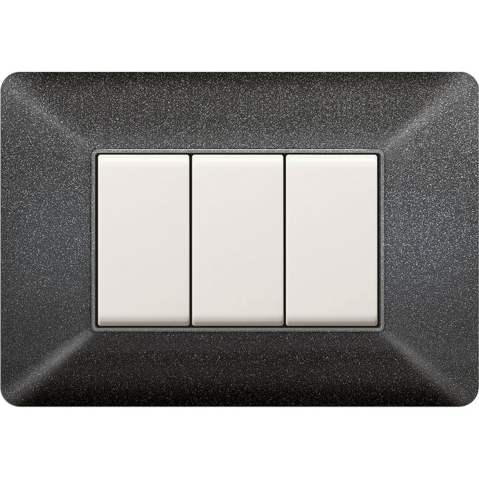 placca easy mod. matix  grigio notte 3 posti cod:ferx.500563