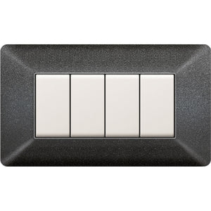 placca easy mod. matix grigio notte 4p cod:ferx.500564