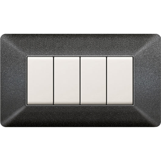 placca easy mod. matix grigio notte 4p cod:ferx.500564
