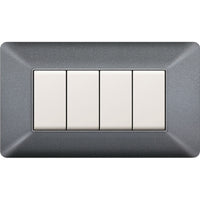 placca easy mod. matix grigio chiaro 4p cod:ferx.500566