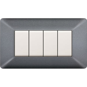 placca easy mod. matix grigio chiaro 4p cod:ferx.500566