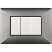 placca easy mod. matix alluminio notte 3 posti cod:ferx.500569