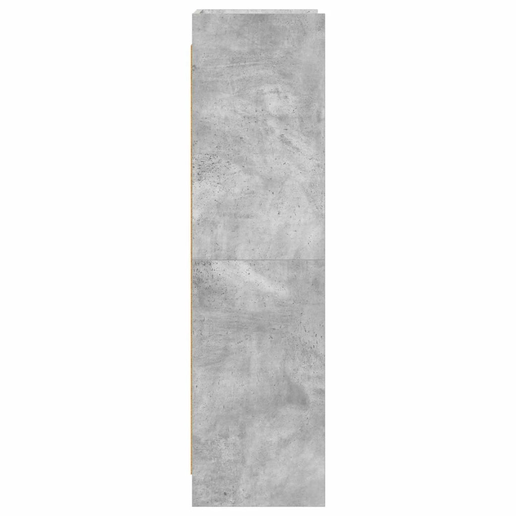 Libreria Grigio Concretè 59 x 30 x 111 cm Legno ingegnerizzato 8011286