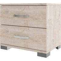 kit comodino 2 cassetti 41x48x36 cm rovere vintage k360 cod:ferx.500629