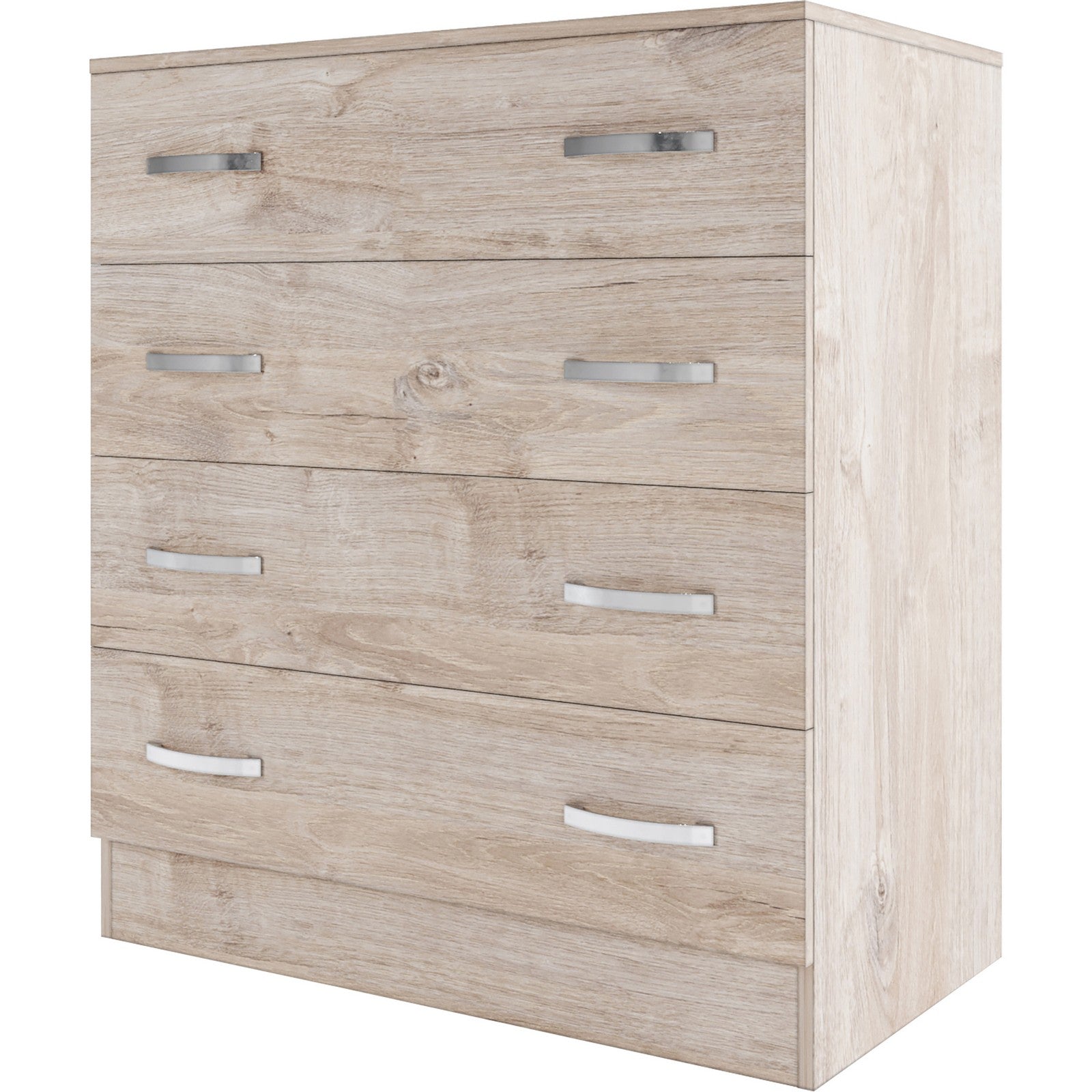 kit cassettiera 4 cassetti 90x80x45 cm rovere vintage k360 cod:ferx.500630