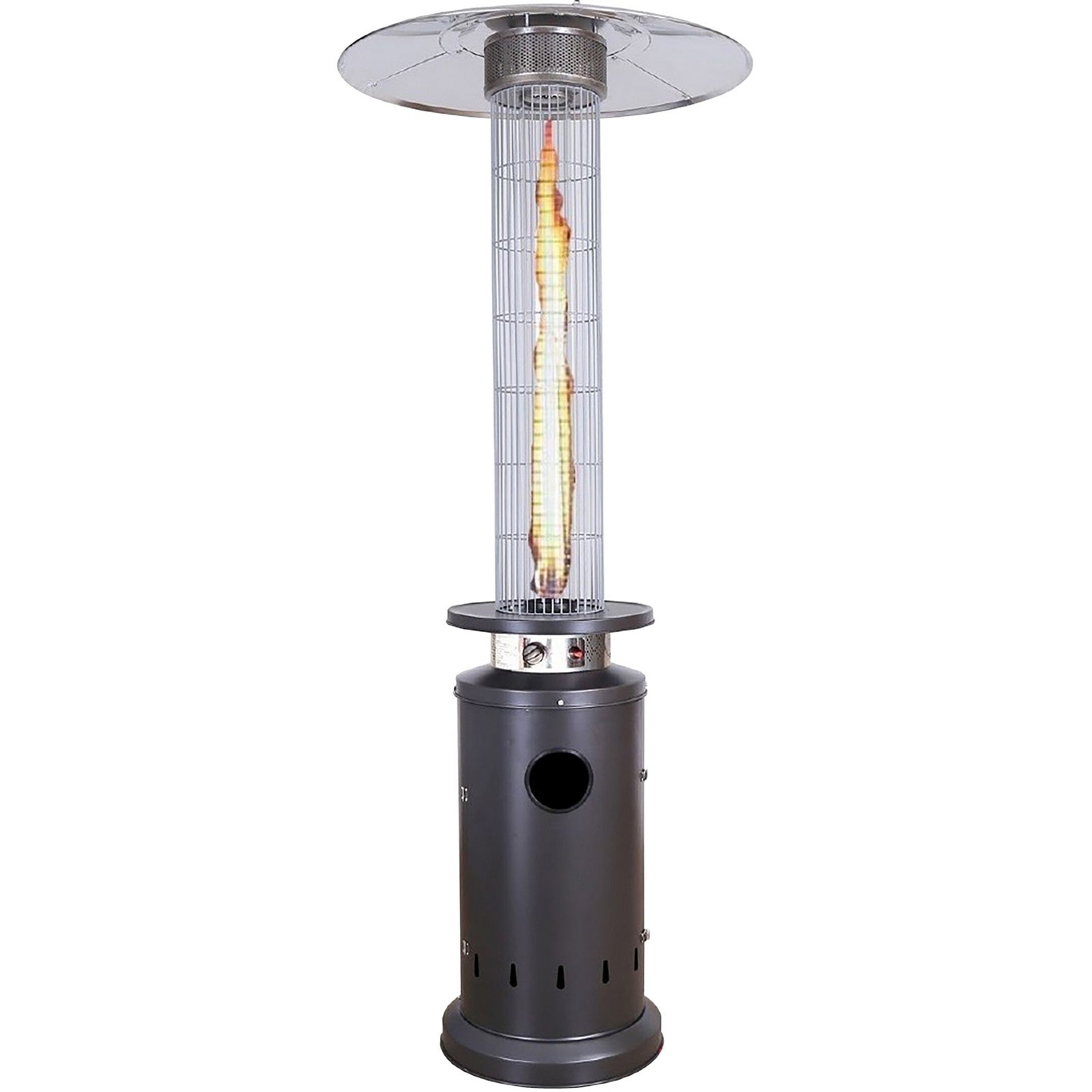 stufa aerea cilindrica mod. ke2020/v antracite cod:ferx.500643