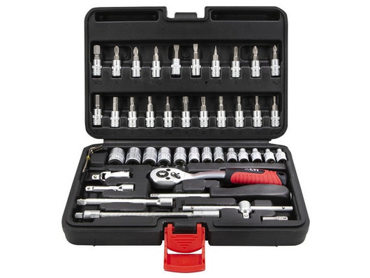 cassetta bussole e accessori 1/4 pezzi 46 cod:ferx.vit48712