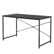 Scrivania Røros con Telaio in Metallo e Piano da 120 x 60 cm - Nero [en.casa]