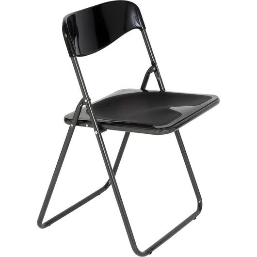 sedia pieghevole poker nera cod:ferx.500803