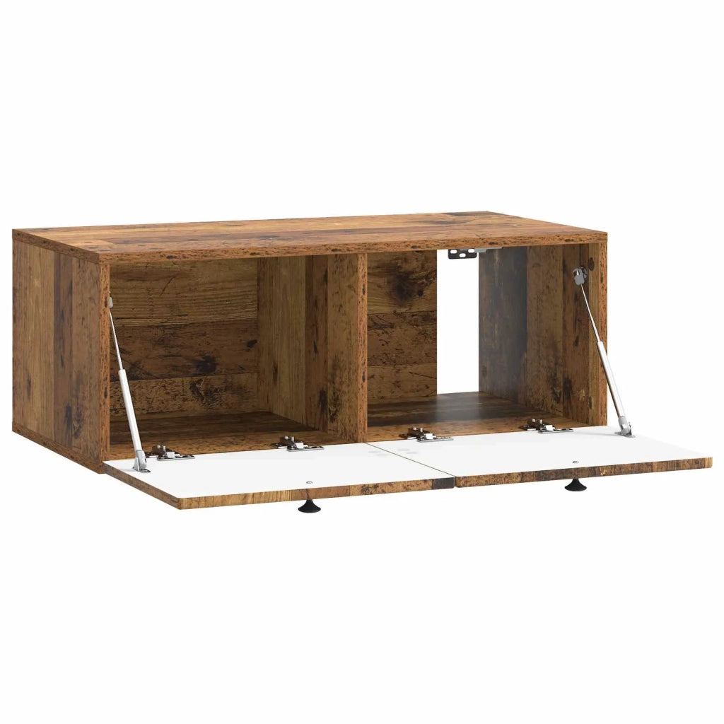 Mobile Porta TV da Muro Legno antico 78,5 x 41 x 30 cm