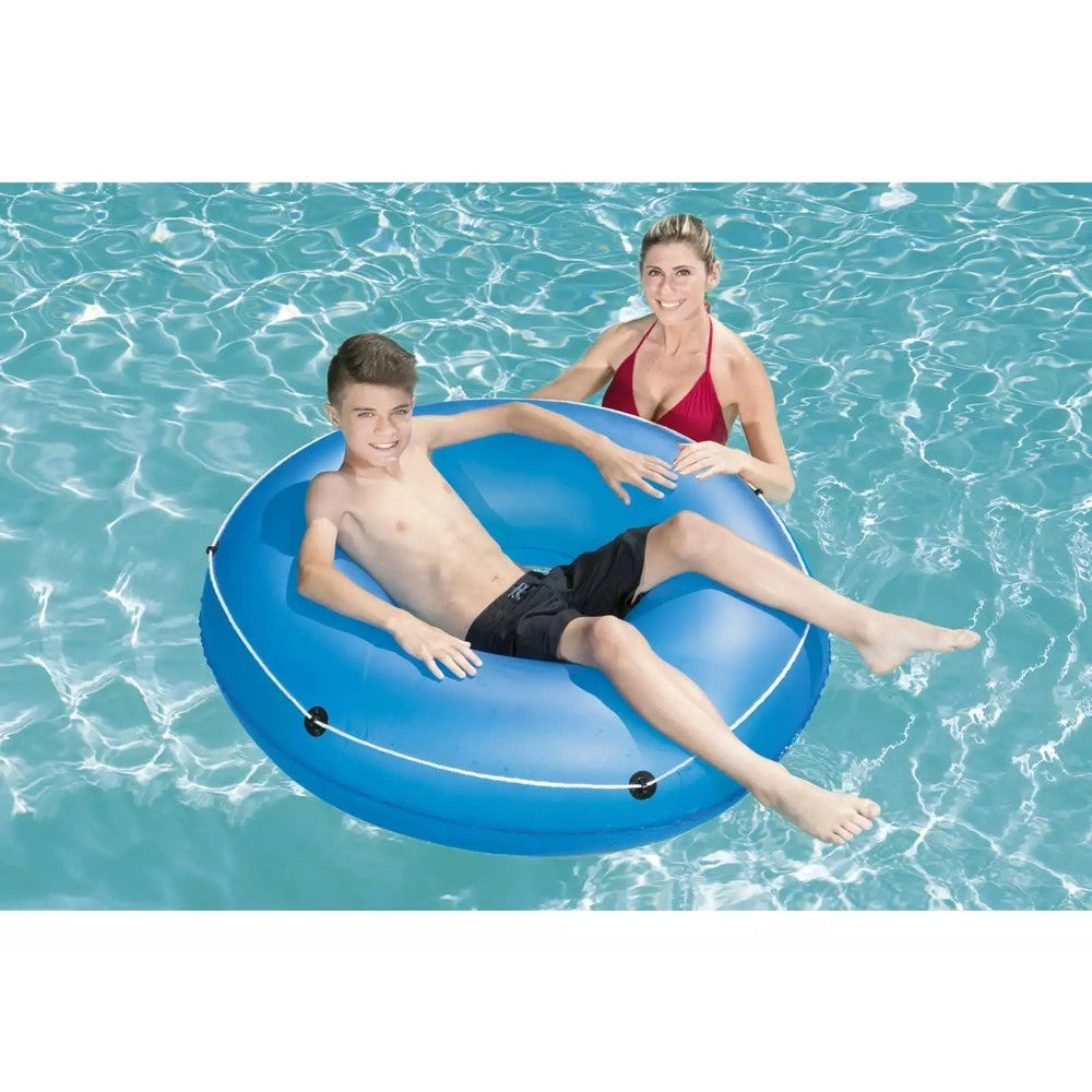 Trade Shop - Ciambella Salvagente Gonfiabile Galleggiante Con Corda Summer Blast Da 119 Cm 36120 -