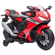 MOTO ELETTRICA PER BAMBINI CON LICENZA HONDA, BATTERIA 6V RICARICABILE, VELOCITÀ 3KM/H, ROSSO USATO COME NUOVO