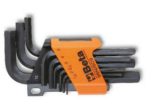 serie chiavi maschio esagonali 9 pz. art. 96n/sc9 mm. 1,5¸10 cod:ferx.vit51020