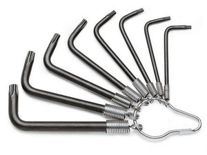 serie chiavi maschio piegate impronta torx 8 pz. art. 97tx/st8 t9¸t40 cod:ferx.vit50822